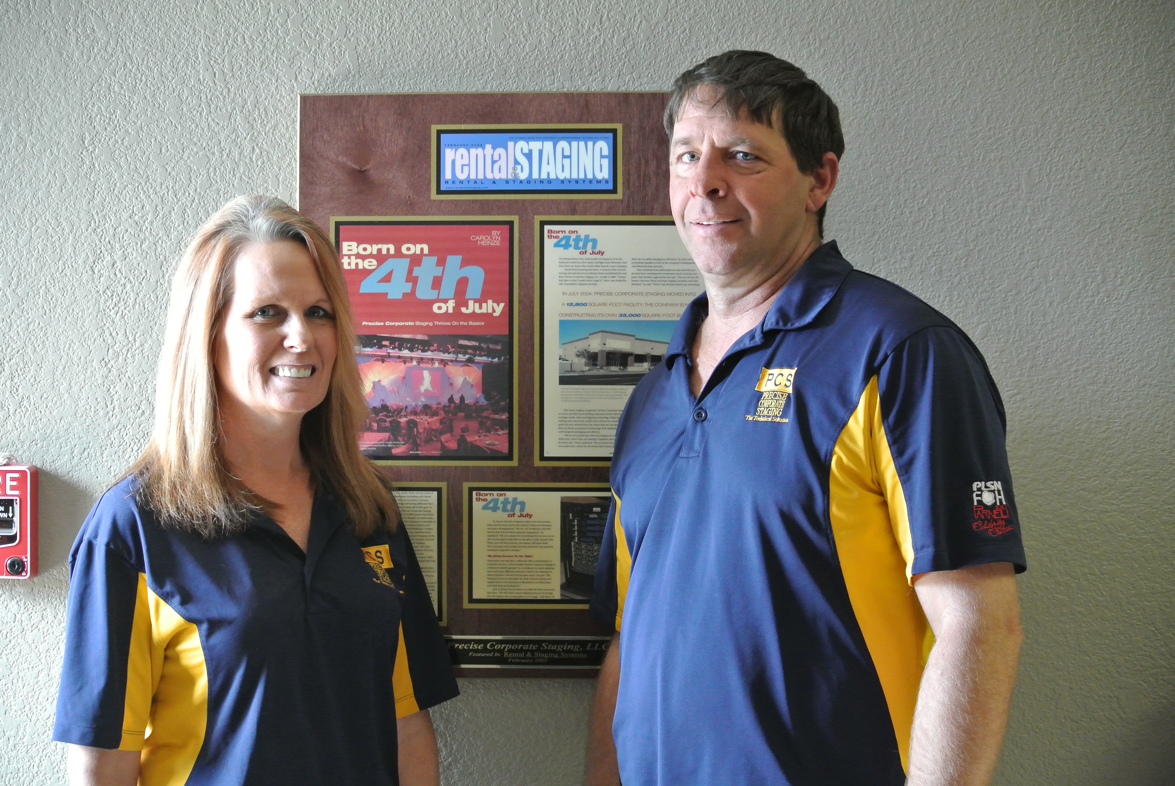 David and Marla Stern, oweners of Precise Corporate Staging