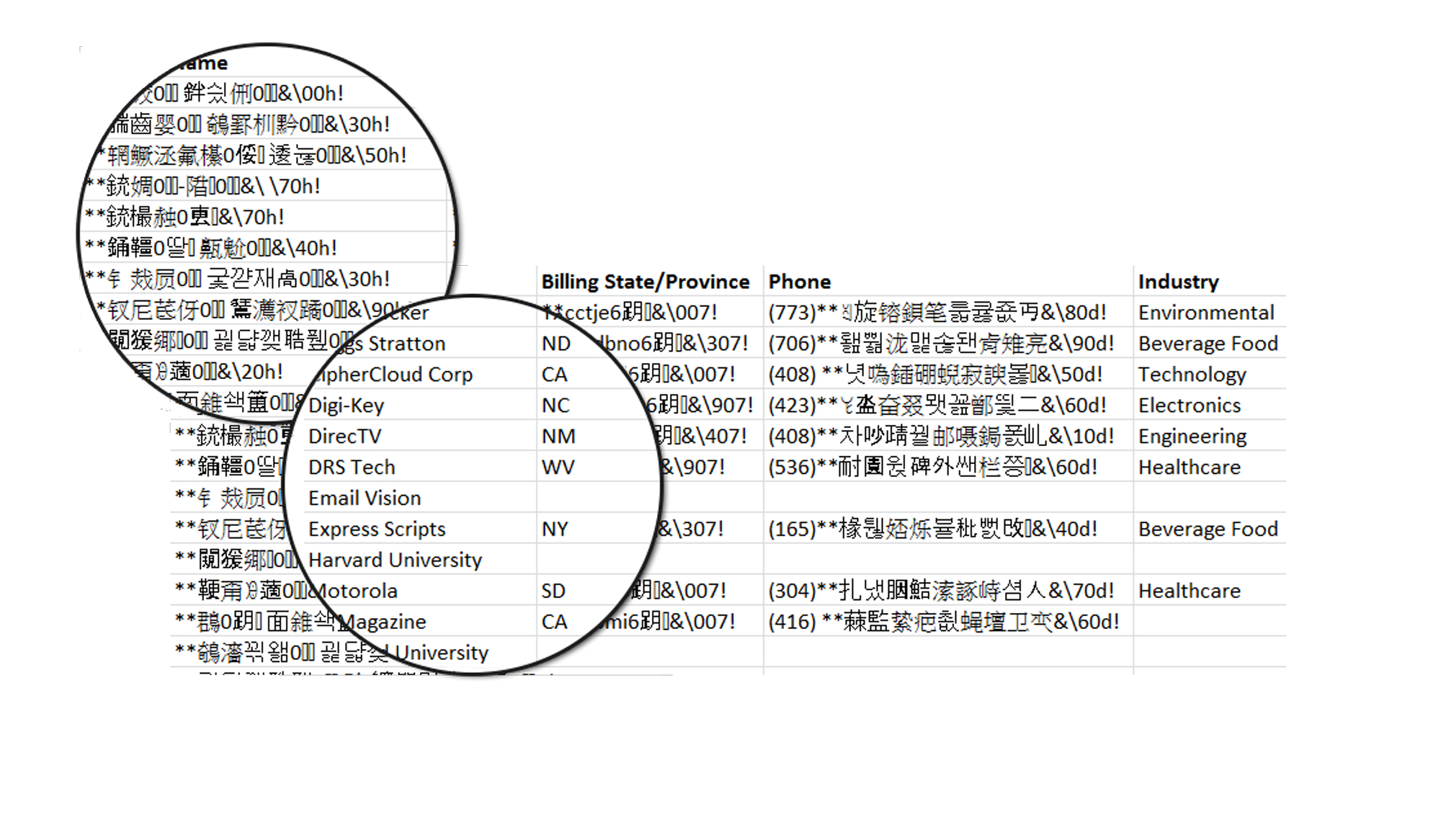 CipherCloud Database Gateway Encrypted Query