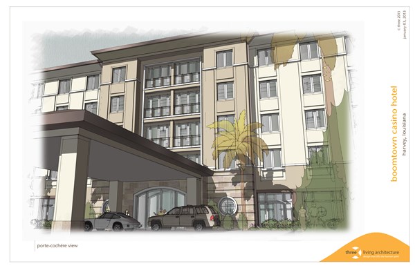 Boomtown Casino New Orleans Hotel Rendering