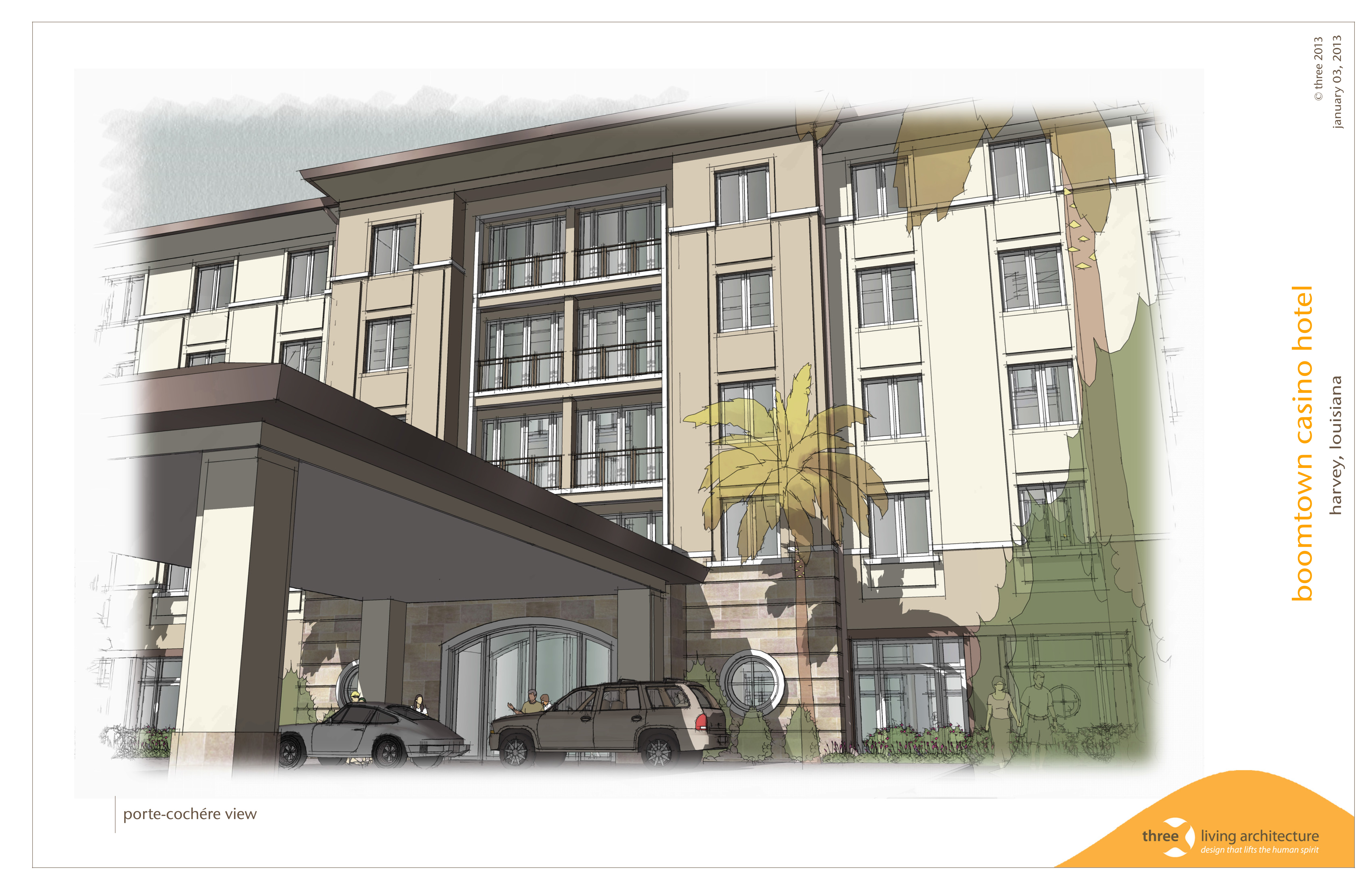 Boomtown Casino New Orleans Hotel Rendering