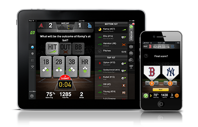 Screenshot of MLB PrePlay