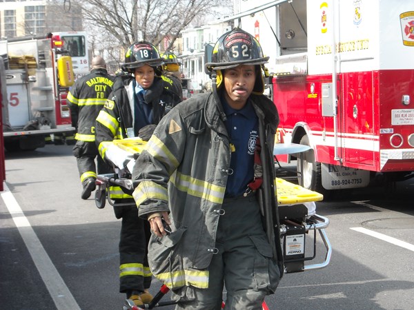 Baltimore City Fire in Action