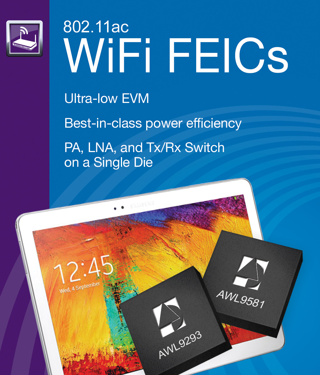 Samsung GALAXY Note 10.1 Powered by ANADIGICS