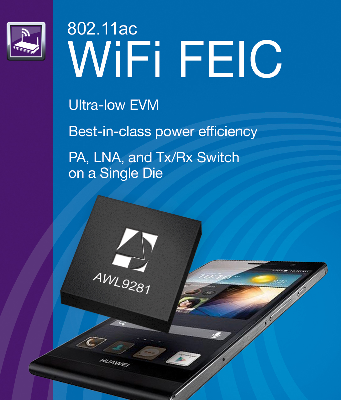 ANADIGICS Powers Huawei Ascend P6S