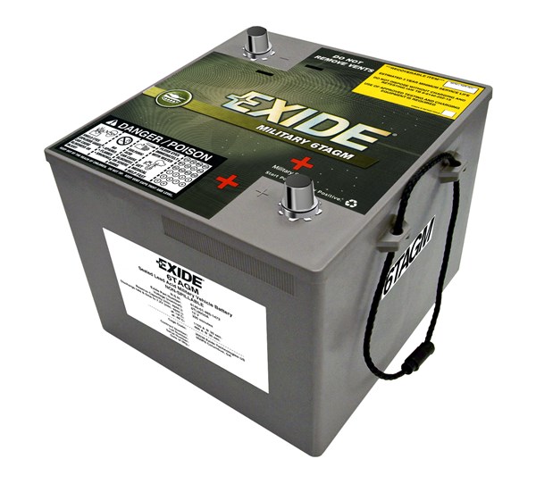 Exide Military 6TAGM Battery