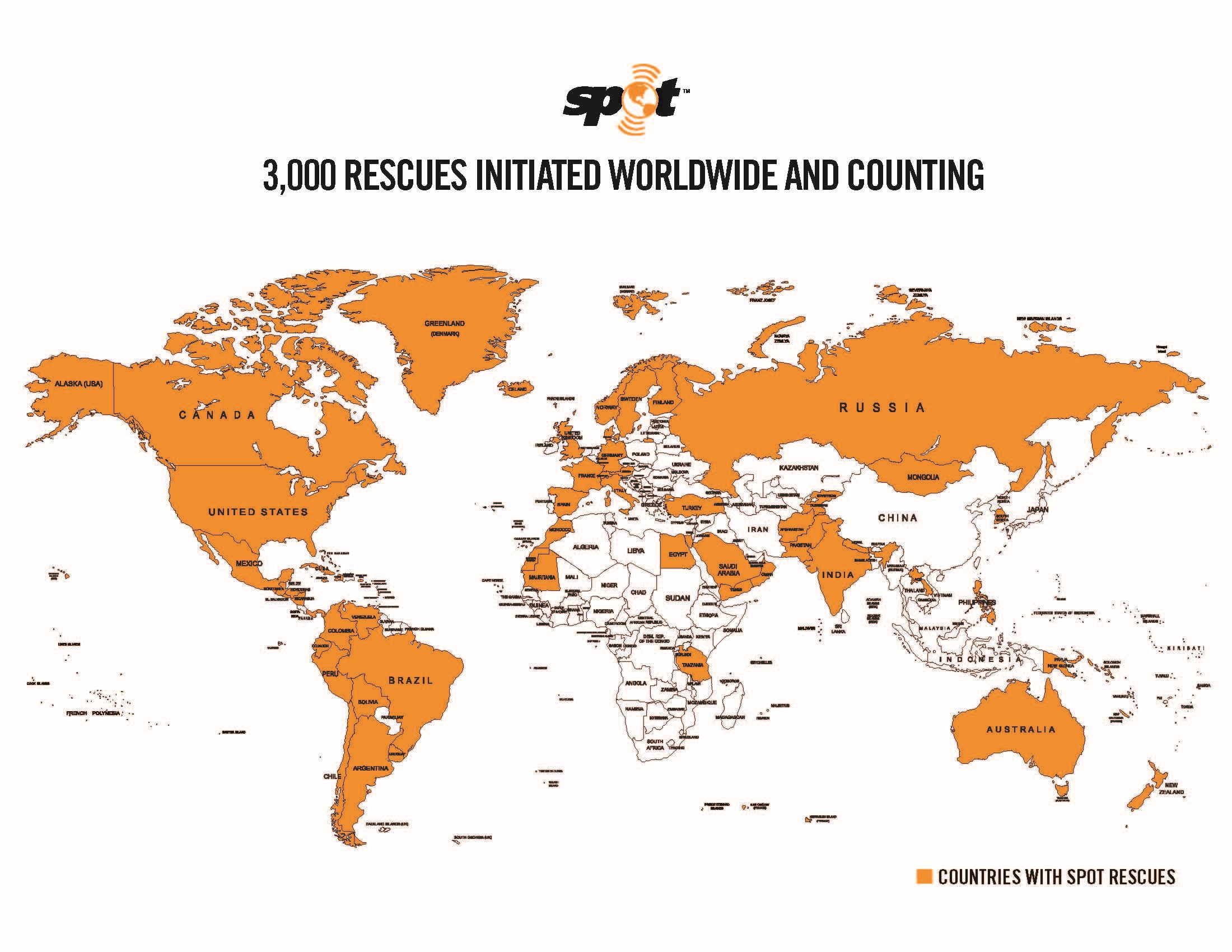 Countries of Rescues