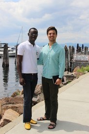 Photo devant la parcelle de PMC Bdi