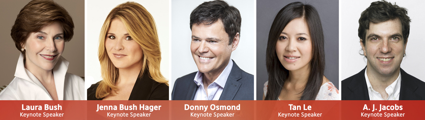 RootsTech Keynote Speakers Photo