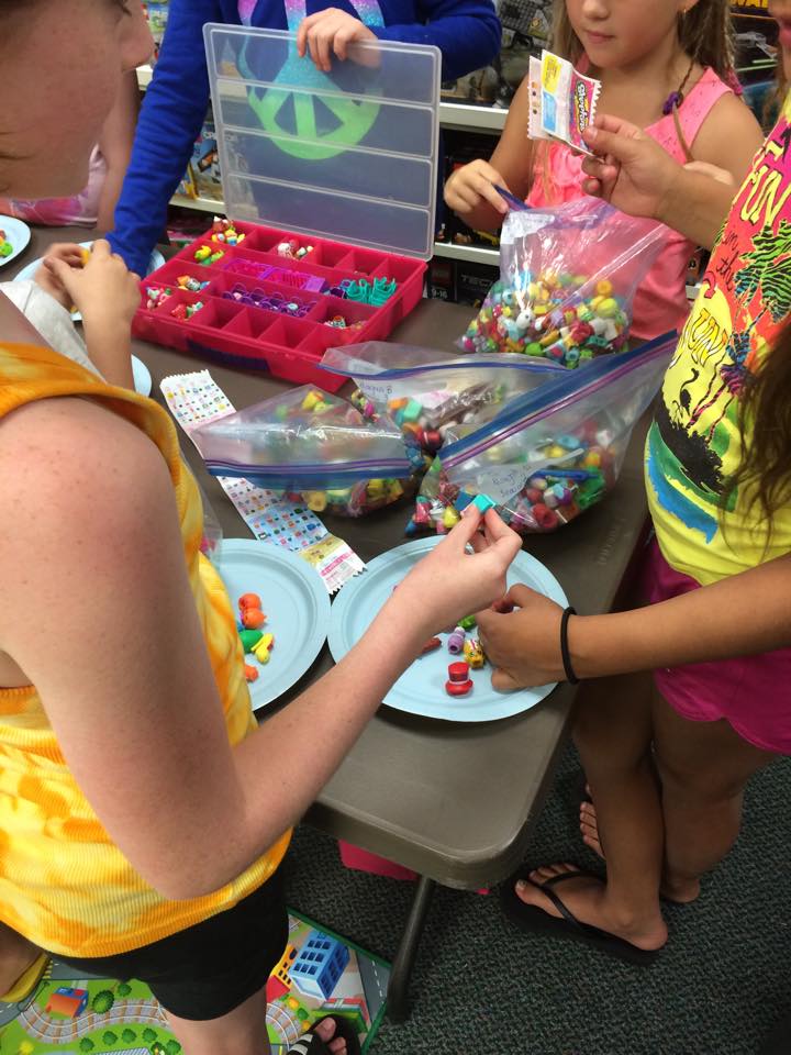 Children trade Shopkins at Learning Express Toys of Bucks County in Richboro, Penn.