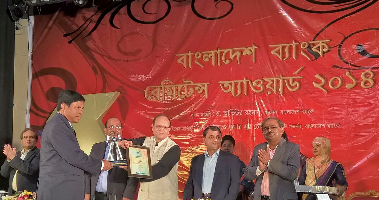 Placid Express CFO/Director with Bangladesh Bank Governor 