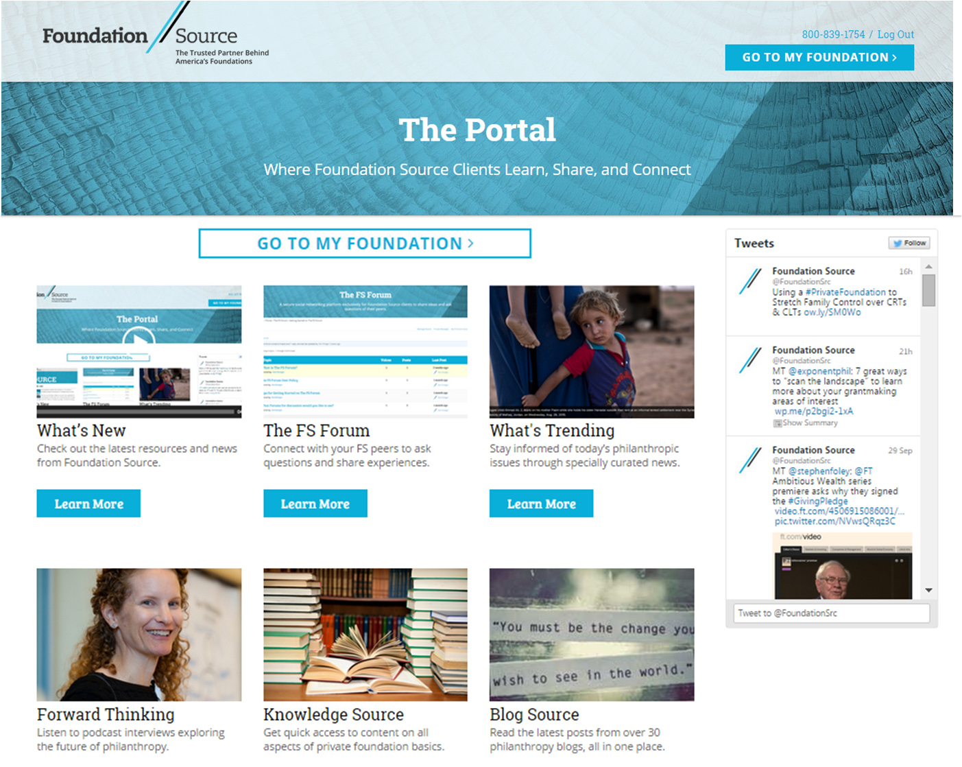 Foundation Source Client Portal