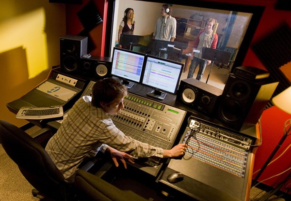 Houghton College recording studio